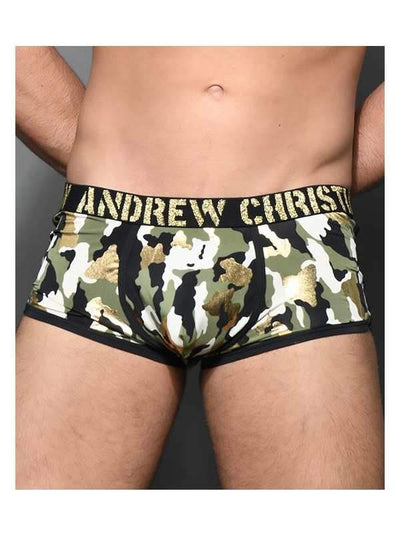 glam camouflage boxer w/almost naked by andrew christian 